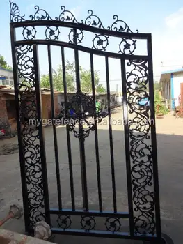 Yishujia Factory Latest Iron Main Gate Grill Designs Decorative