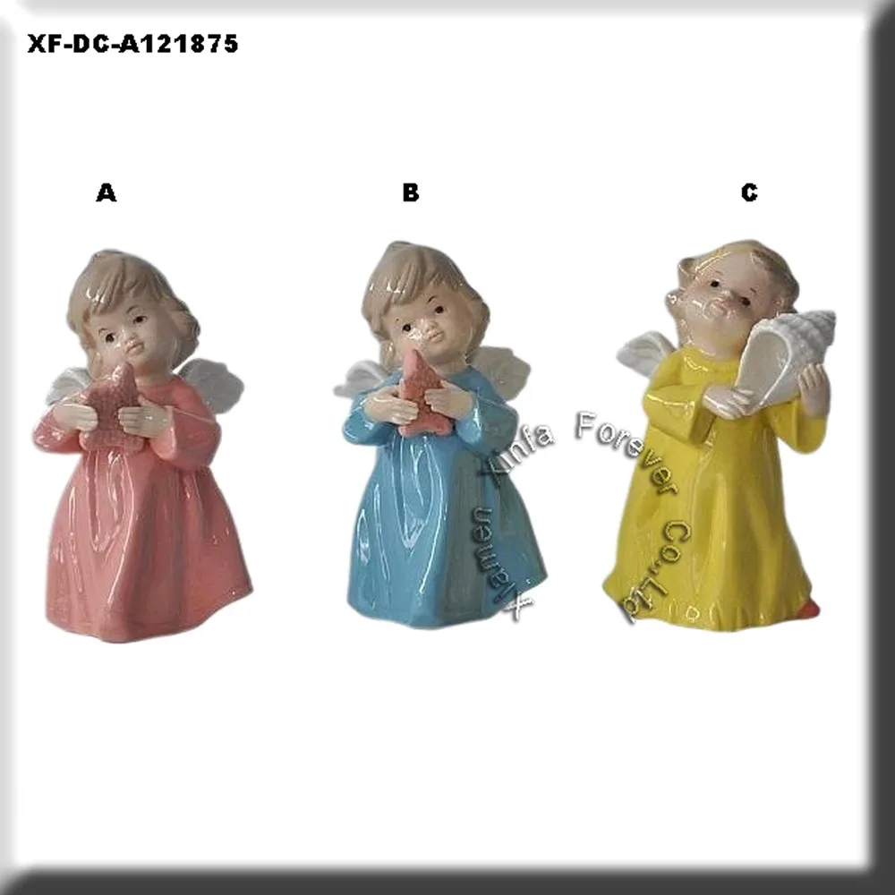 Little Ceramic Angel Band Figurine Buy Angel Band Figurine,Little