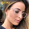 STORY FDY92159 Women Cat Eye Metal Temple Top Time German Eyewear Eyeglasses Label