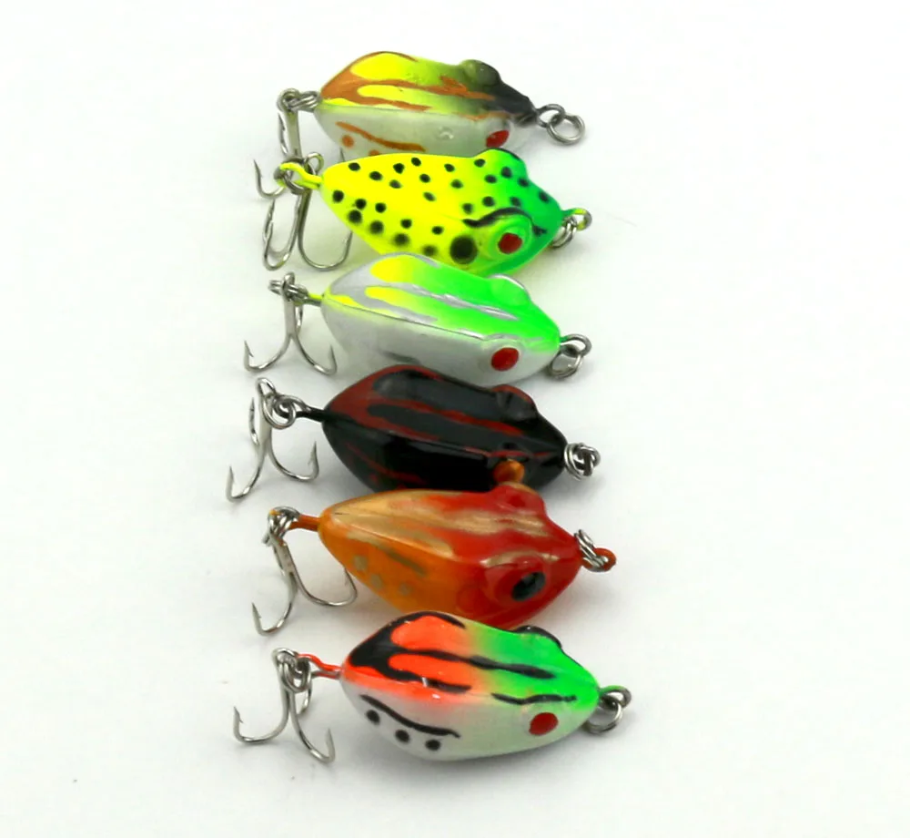 Artificial Frog Bait Lure 4cm 6g Hard Plastic Frog Lures Bionic Fishing