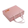 china guangzhou suppliers custom logo paper packaging drawer box with ribbon handle