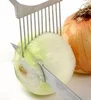 New Convenient Kitchen Cooking Tool Onion Tomato Vegetable Slicer Cutting Aid Guide Holder Fruit Slicing Cutter