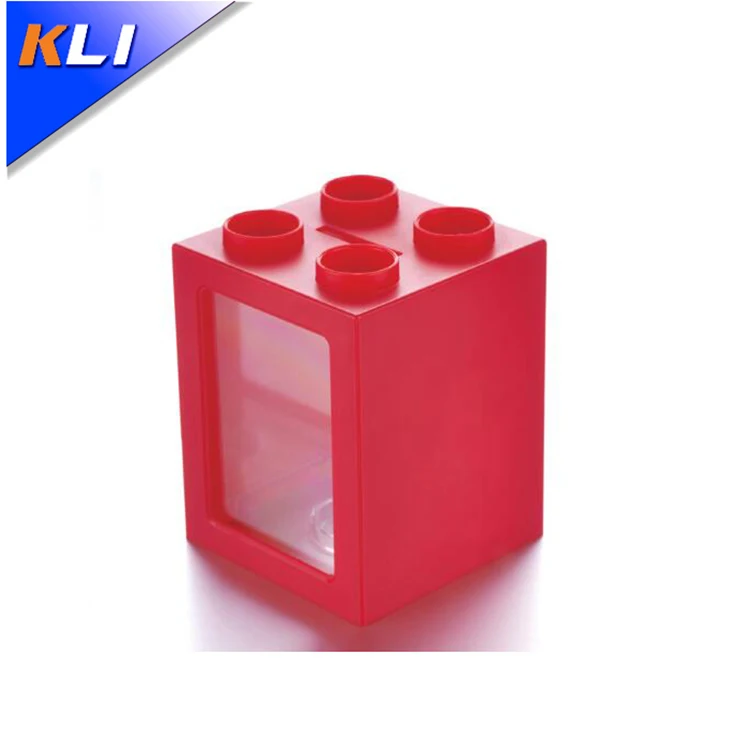 Promotional Gifts Building Blocks Shape Lego Plastic Coins