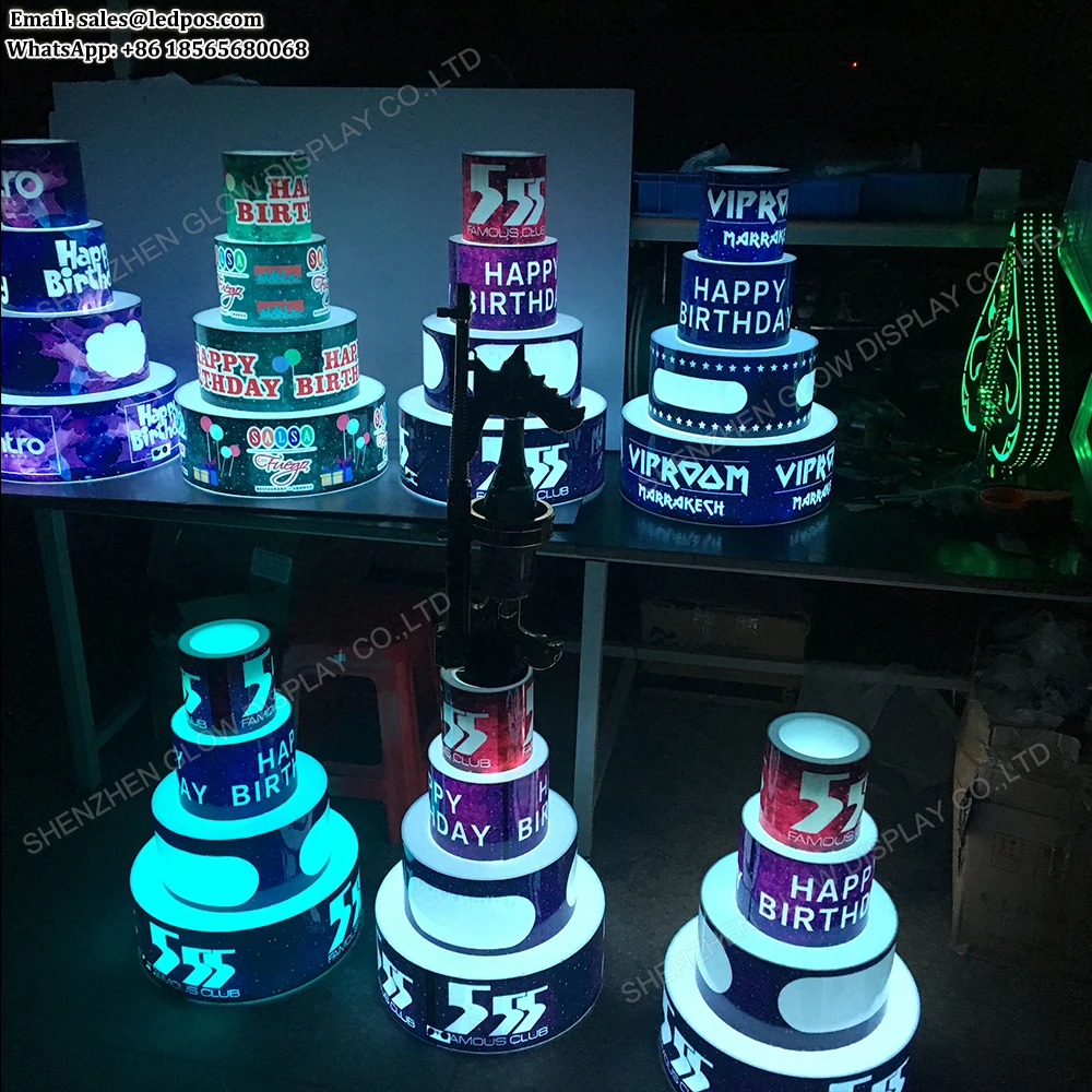 Led cake outlet stand