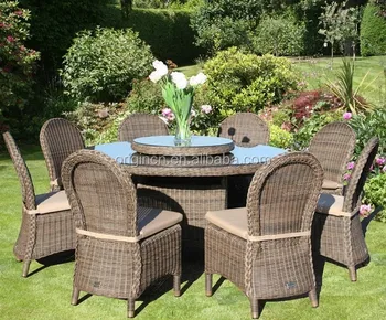 Turntable Designed Outdoor Garden Rattan Furniture With Antique Outdoor Garden Rattan Furniture