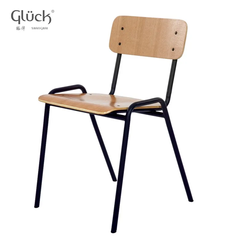 Modern Design Stainless Steel Legs Dining Room Iron Wood Chair Buy