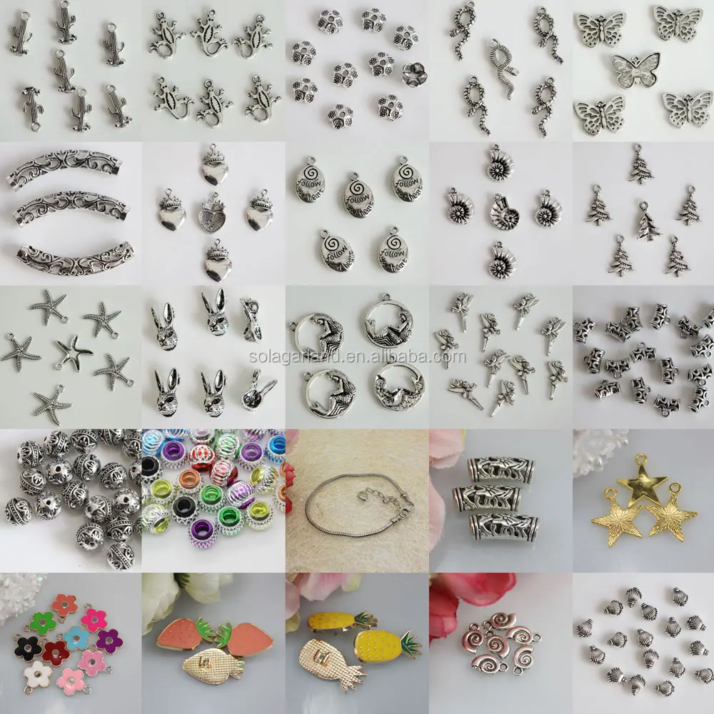 100pcs Korean Love Color Enamel Heart Rainbow Charms Pineapple Meteor Horse Cake Charms Accessories Earrings Pendant DIY Dangle