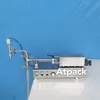Atpack high-accuracy semi-automatic amber glass roll on bottle 100ml filling machine with CE GMP