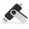 Wholesale swivel OTG dual USB flash drive bulk 32GB for mobile phone