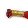 Drop shipping top quality grade 12A virgin remy fire red hair extensions i tip hair