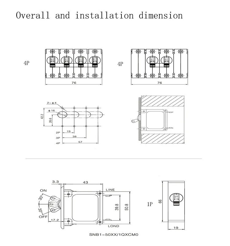 Overload Protector Hydraulic Circuit Breaker For Rack Mount