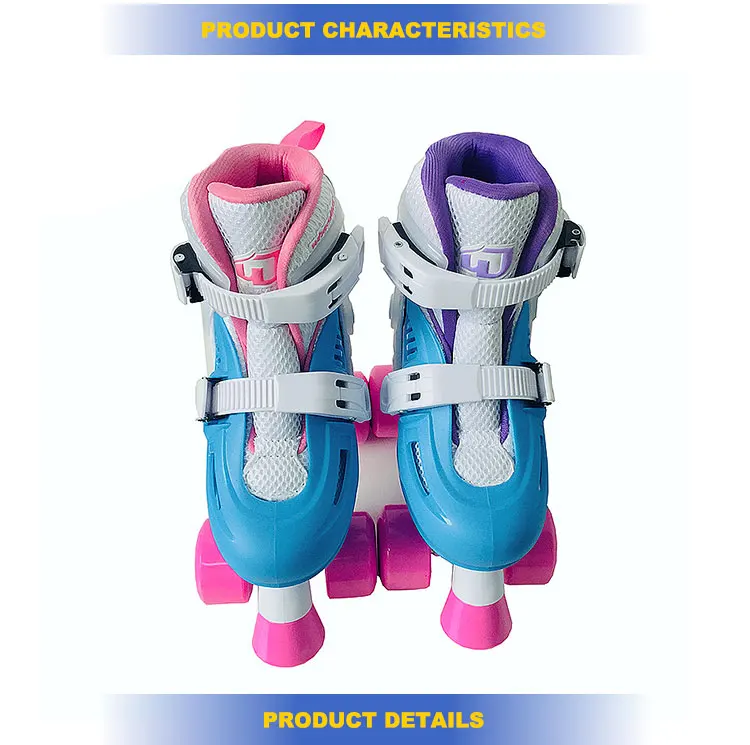 Soy Luna Roller Quad Roller Skates For Kids Double Row Derby Roller ...