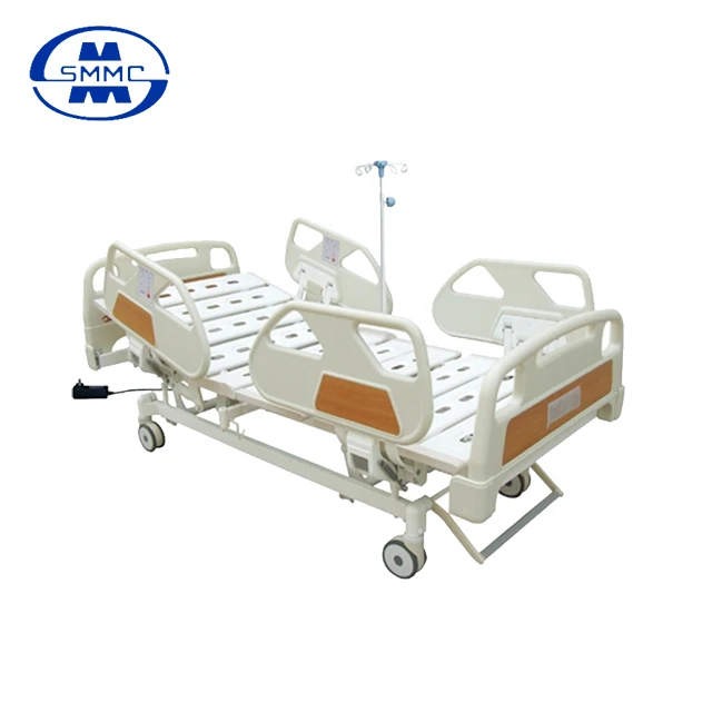 
normal 3 functions hospital electric care bed crank with castors cheaper price from China 