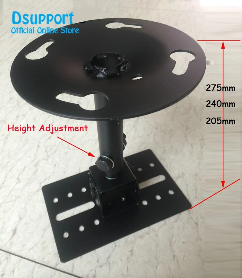 (1pair) Professional Tilting Speaker Bracket Ceiling Mount Speaker Hanger Wall Mount Holder