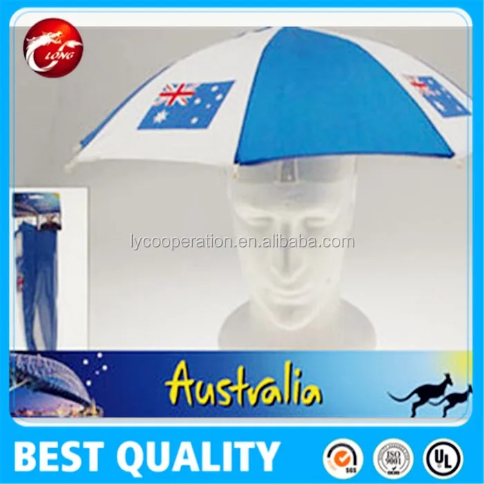 210t Polyester Hard Hat Umbrella,Cap Umbrella,Head Umbrella Buy