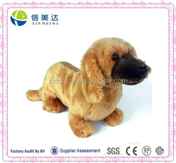 realistic stuffed dachshund