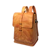 2019 high quality vegetable tanned leather backpacks men travel backpack with USB charger