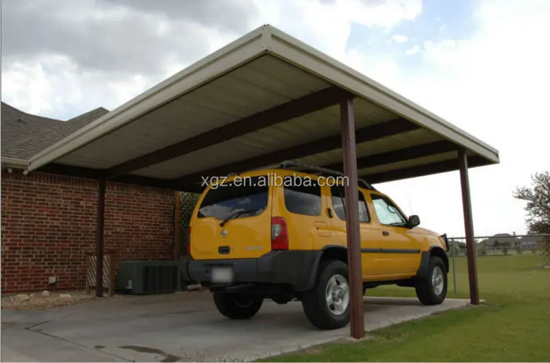 cheap high quality simple steel structure car garage tents