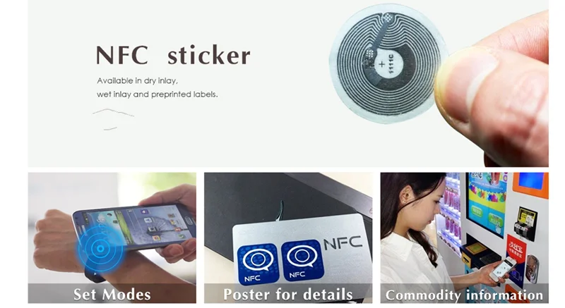 NFC sticker usage