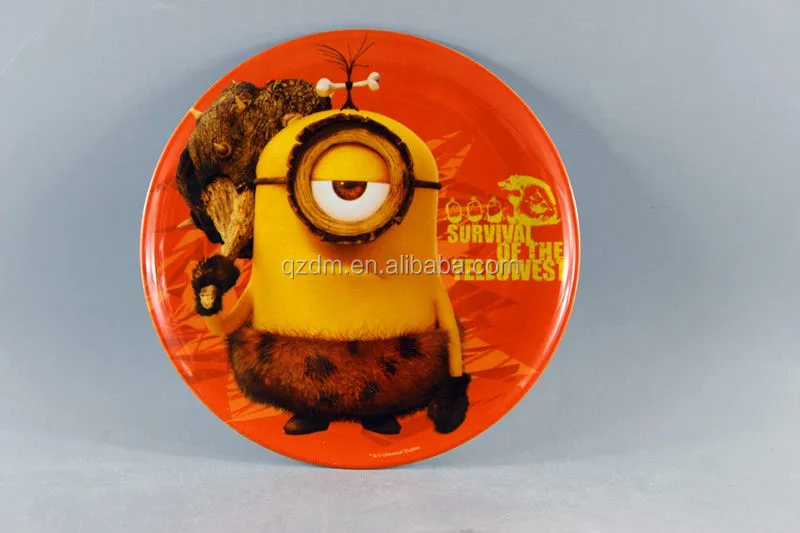20cm Melamine Round Shape Kids Dinner Plate And Dish
