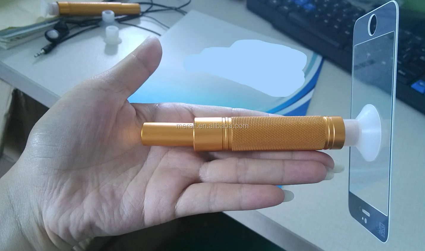 Meraif wholesale Vacuum rubber glass moving Suction Cup pump suction cup lifter for mobile phone glass screen