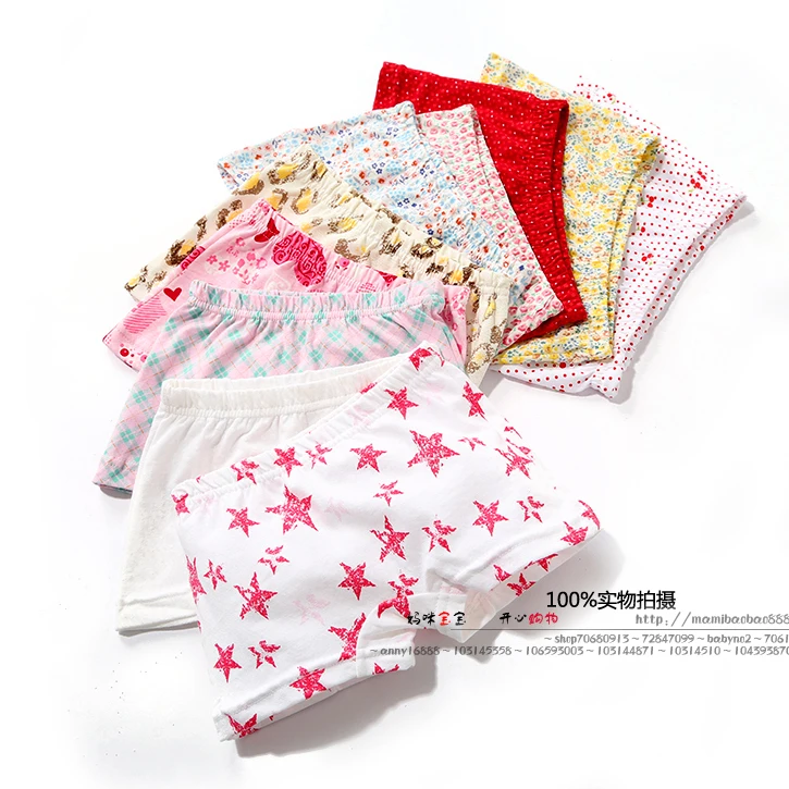 Free shipping new 2014 spring autumn boys print panties girls floral shorts baby clothing child cotton