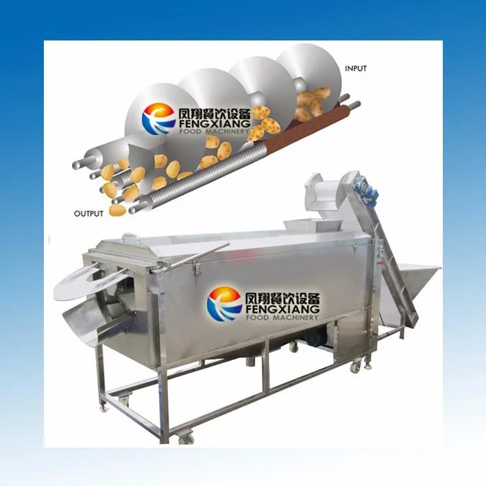 Lxtp3000 Commercial Shallot Peeling Machine,Potato Washing And Peeling