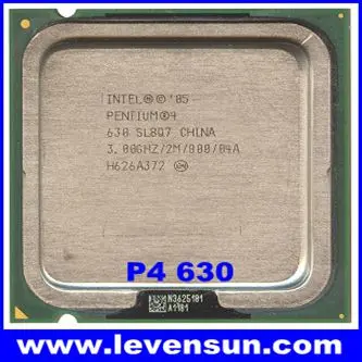 Intel Pentium 4 Cpu 3 0 Ghz 2mb 800 Mhz 630 Lga 775 Socket Sl8q7