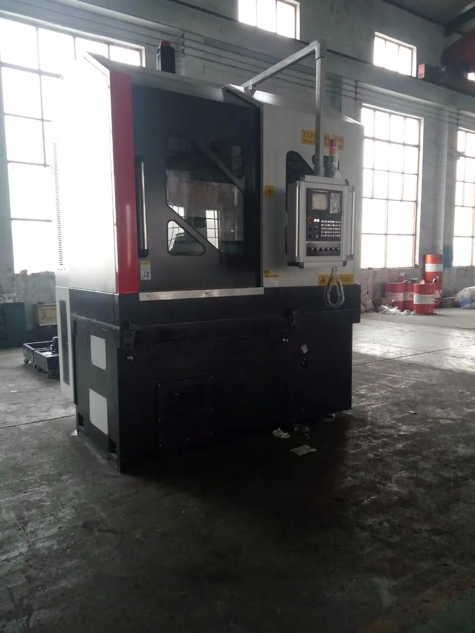 High speed Computer control CNC vertical lathe for brake drum VTC6080