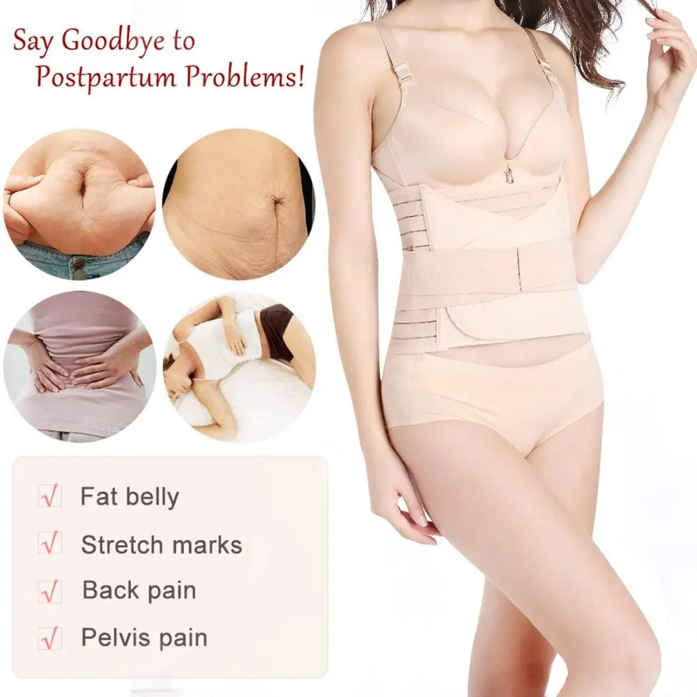 New Postpartum Support Recovery Belt Csection Girdle Belly Tummy
