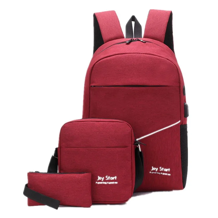 High Quality Waterproof Usb Charge Laptop Backpack Scratch Proof Bag