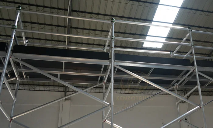 Outdoor aluminium scaffolding tower material for sale 