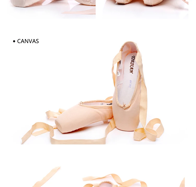 High-end ballet pointe suede sole training dance shoes
