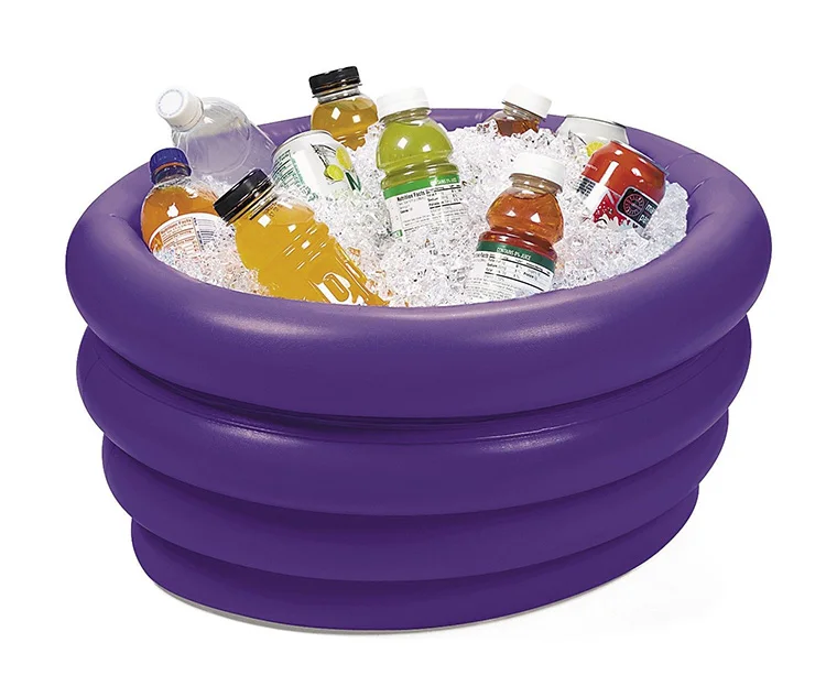 High Quality Durable Plastic Inflatable Cooler Tub Folding Inflatable