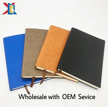 oem soft leather pu wholesale a5 larger notebook