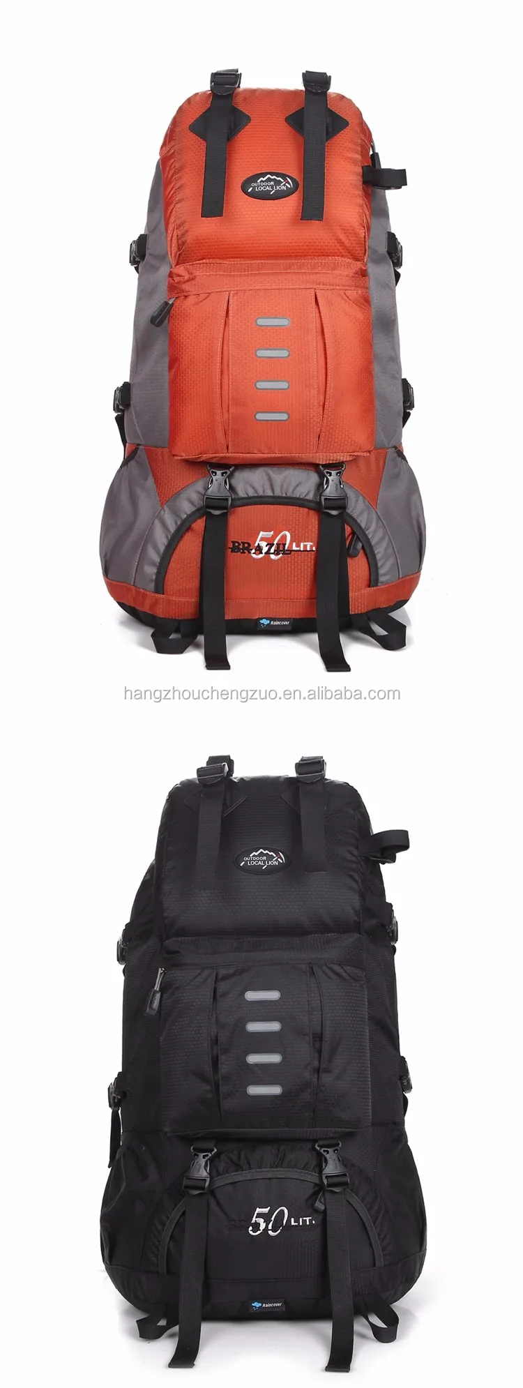 Hot Selling 50L Waterproof Multifunctional Camping Backpack,CZB-014B 50L Multifunctional Mountaineering bag,50L duffle bag
