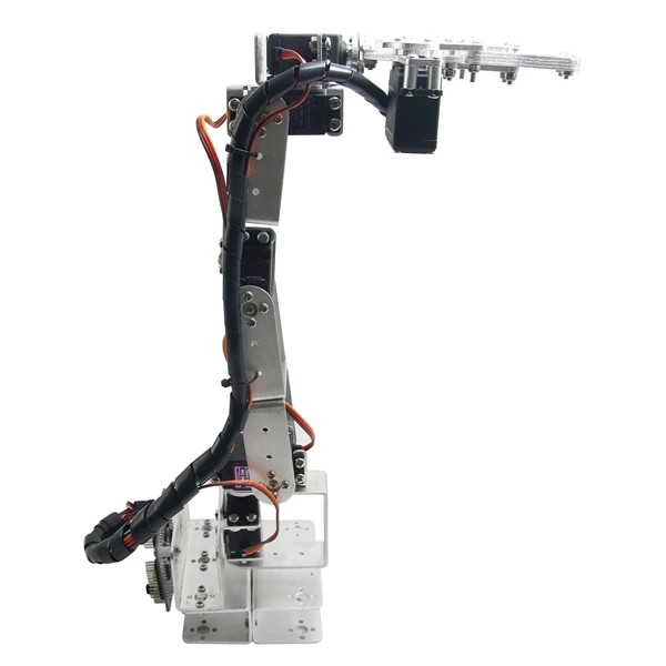 Details about   ROT3U 6 DOF Aluminium Robot Arm Mechanical Robotic Clamp Claw for Arduino-Silver 