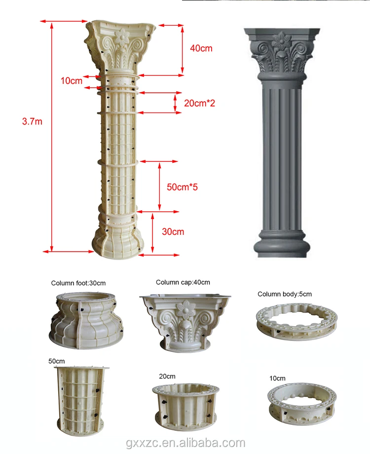 Outdoor And Indoor Decorative Column Pillars Mould Design Buy Roman