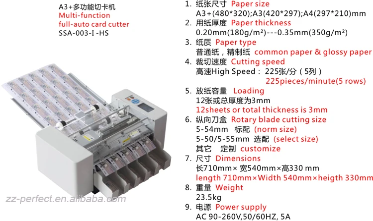 Multi-functional Business Card Cutter