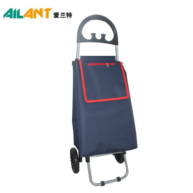 Promotion Waterproof Fabric Foldable Design Shopping Trolleys Cart With