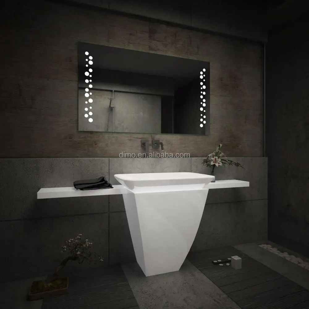 Multifunctional Radio Bluetooth Wifi Digital Clock Led Bathroom Mirror