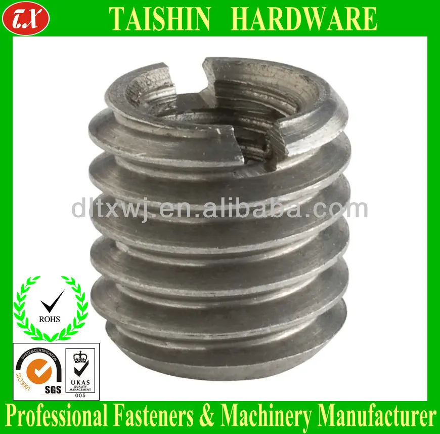 Brass Slotted Threaded Inserts Screws For Plastics Buy Inserts Screws