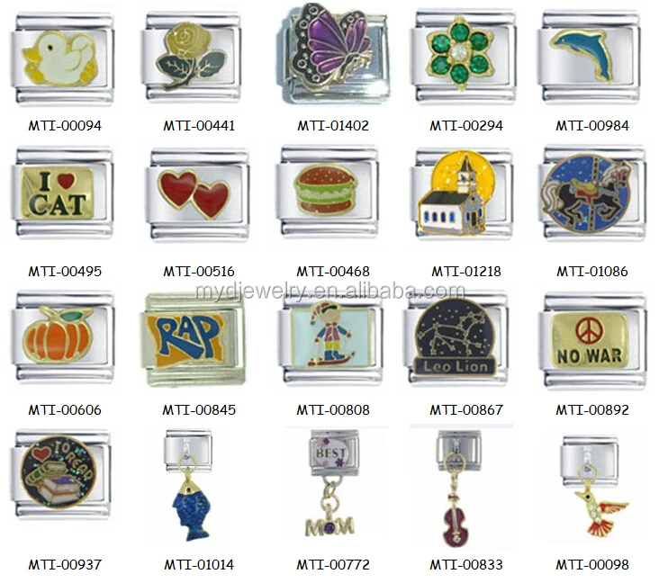 Italian Charms Starter Bracelet I Love Grandma Charm Bracelet Buy