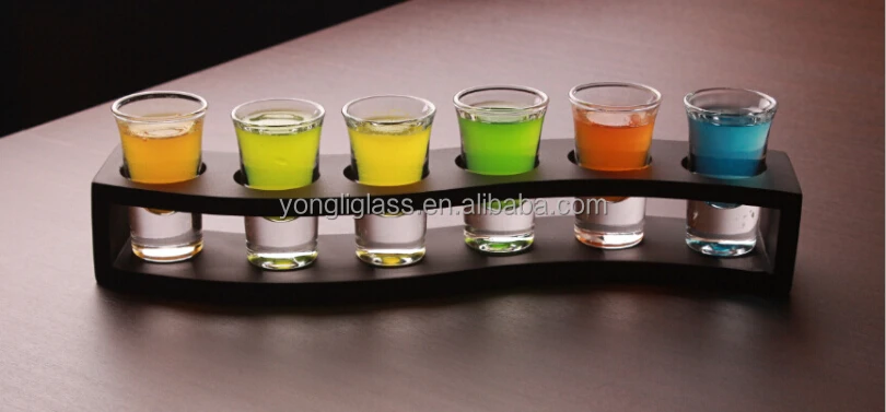 Hot selling 35ml glass bullet cup /Swallow vodka shot glasses cup/Spirit glass for drinking