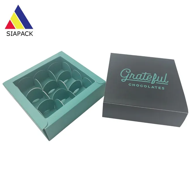 Wholesale Cheap 350gsm Sliding Chocolate Truffle Packaging Box With