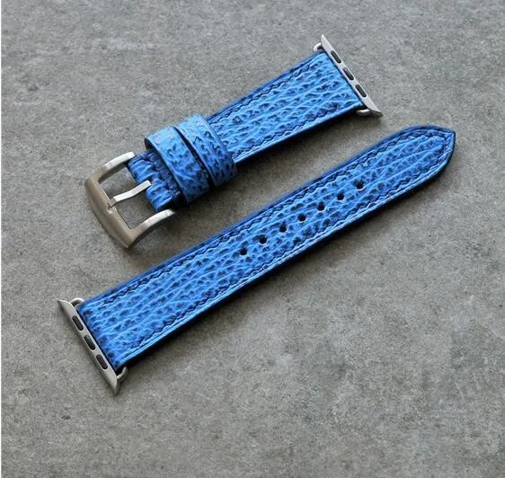 Blue shark watch band Clearance
