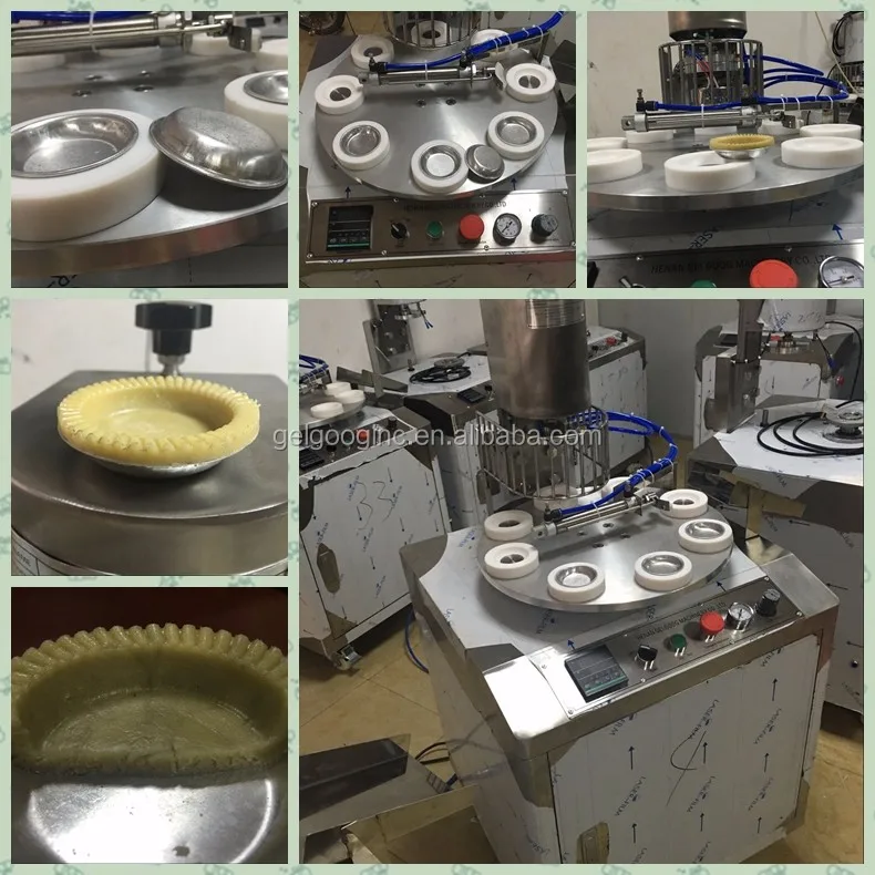Automatic Egg Tart Forming Maker Dough Press Pie Crust Tart Making