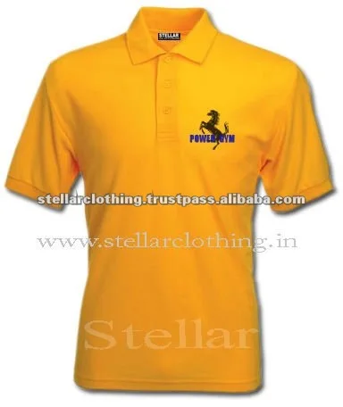 100% cotton Promotional T-shirt - Power Horse - Yellow.jpg