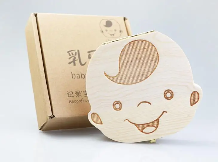 Baby Wooden Teeth Gift Box