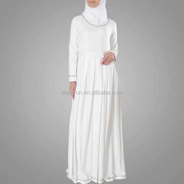 white abaya